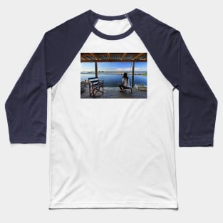 Peaceful life in the lagoon of Messolonghi Baseball T-Shirt